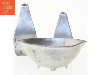 Salt- og pebersæt i metal (str. 8 x 4 cm)