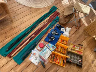 Alt fiskegrej som vist på billederne