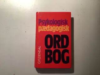 Psykologisk pædagogisk ordbog sælges.