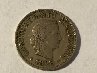 10 Rappen 1885 Switzerland