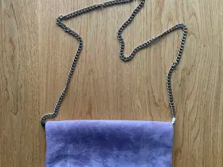 Karen Millen lilla skuldertaske ruskind
