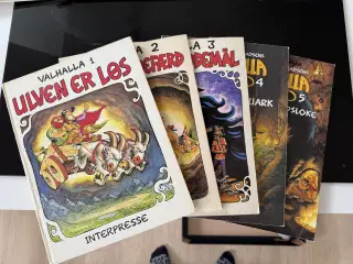 Valhalla tegneserier 4 stk.