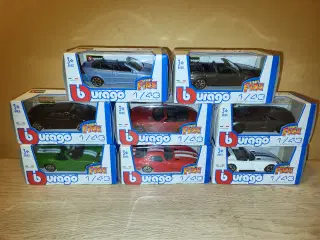 Blandet modelbiler 8 stk. Nye