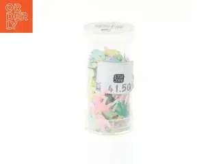 Kreativt konfetti i forskellige farver fra Stof 2000 (str. 5 og en halv cm x 2 og en halv cm)