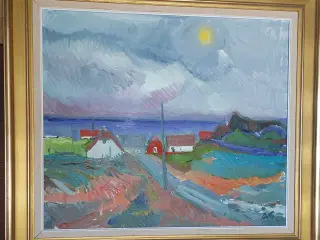 ÅGE STRAND ( 1910-1975 ) oliemaleri