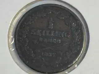 1/3 skilling 1837 Sweden