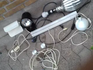 loftlamper + bordlamper