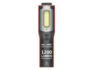 HAJ LIGHT Genopladelig Inspektionslampe 1200 lumen
