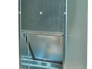 Foderautomat rottesikker, galvaniseret, 10 kg.