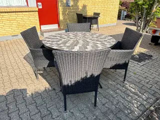 Rund Havebord med kakler  