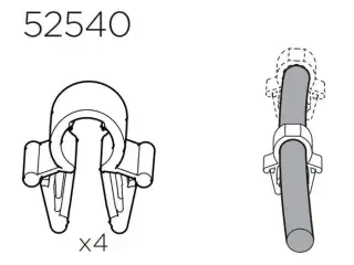 Thule Kabel Clips 925/927