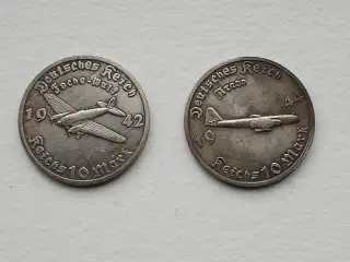 Tyskland WW2 2 stk Luftwaffe medaljer
