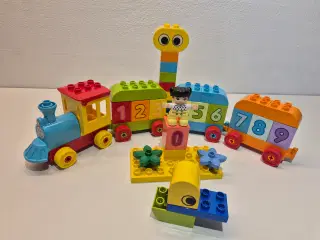 Duplo Taltog med 4 vogne og tal, Sælges som vist p