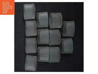 Dekorative glasholdere med spyd (str. 12 styk, ø 5 cm)