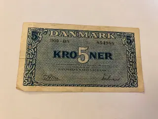 5 Kroner 1950 Danmark