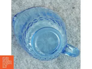 Blå glaskande (str. 9x8x11,5 cm)