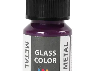 Glass Color Metal Lilla 30ml - Metallic Maling til Glas