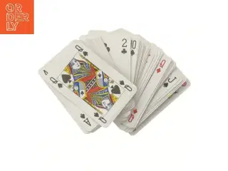 Kortspil fra Trysil (str. 8,5x5,5 cm)