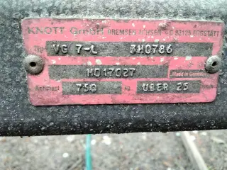 Trailer til reservedele 
