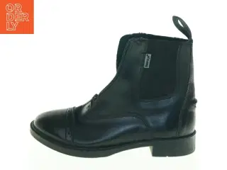 Sorte læderstøvler fra Horze (str. 34)