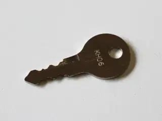 BUZZ KEY NR KH09 NØGLE VED TRÆKLÅS