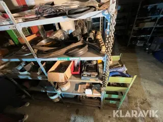 Blandet lot Generatorer, blæser, fittings og diverse andet