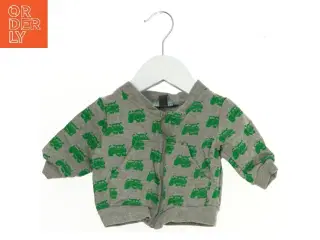 Børne hættetrøje med grøn robotmønster fra Mads & Mette (str. 62)