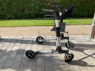 Letvægts rollator med ryglæn