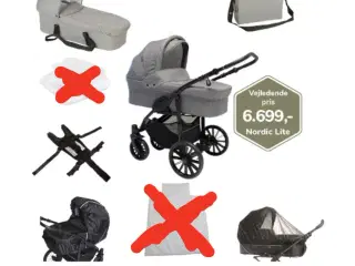 Barnevogn basson Nordic lite