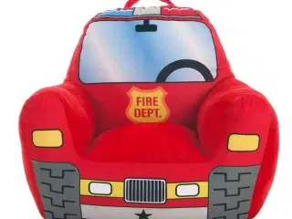 Børnelænestol brandbil - rød akryl, 52 × 48 × 51 cm