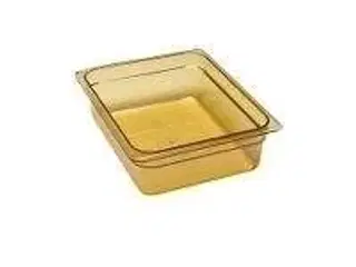 6 stk. Kantine varmefast 1/2 GN D100 mm gul Cambro