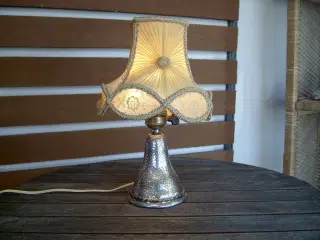 sølv bordlampe