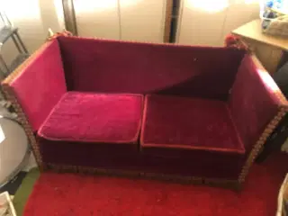 sofa antik gratis til afhentning