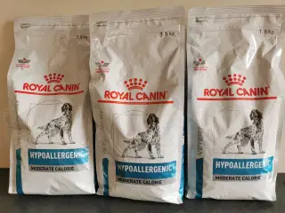 3 x 1,5 kg Royal Canin Hypoallergenic Moderate Cal