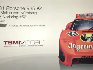 1981 Porsche 935 K4 #52 Jägermeister - 1:18