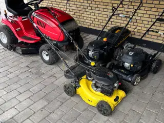 Havetraktor og plæneklipper 