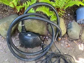 Havedam pumpe med slange