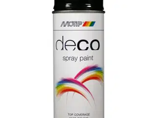 Motip deco Ral 9005 dyb sort 400ml.