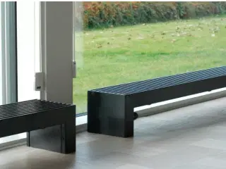 Meinertz skyline plint konvektor, Ral 9007  L:2000