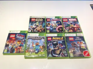 Div Lego spil og Minecraft 