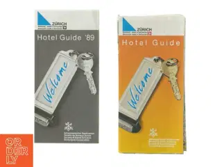 Zürich rejseguides og bykort fra 1989