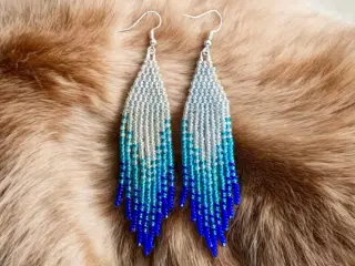 Grønlandske øreringe, håndlavede 