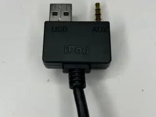 Apple iPod 30 Pin til 3.5mm AUX Audio USB