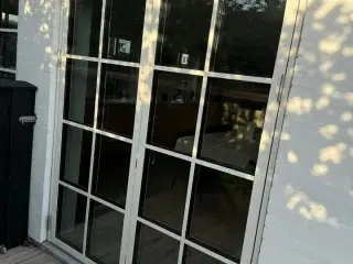 Dobbelt terassedør, Krone vinduer Træ/alu MOMSFRI