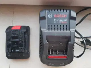 Bosch oplader + batteri 