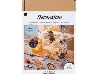 DIY Kit Dekoration, Insekter, orme og gravsten, ass. farver, 1 pk.