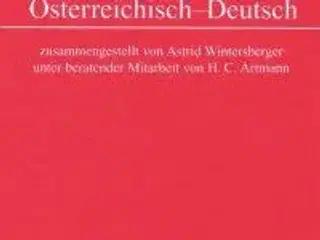 Wörterbuch Österreichisch-Deutsch