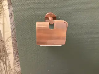 Toiletrulleholder i kobber