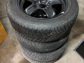 215/60R17  4 x Vinterdæk på Fælge RENAULT CAPTUR s