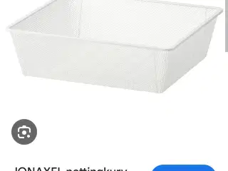 Netkurve til garderobe, Jonaxel fra Ikea